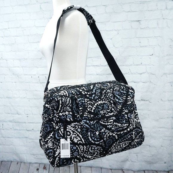 Vera Bradley Handbags - Vera Bradley Medium Traveler Bag in Paisley Noir